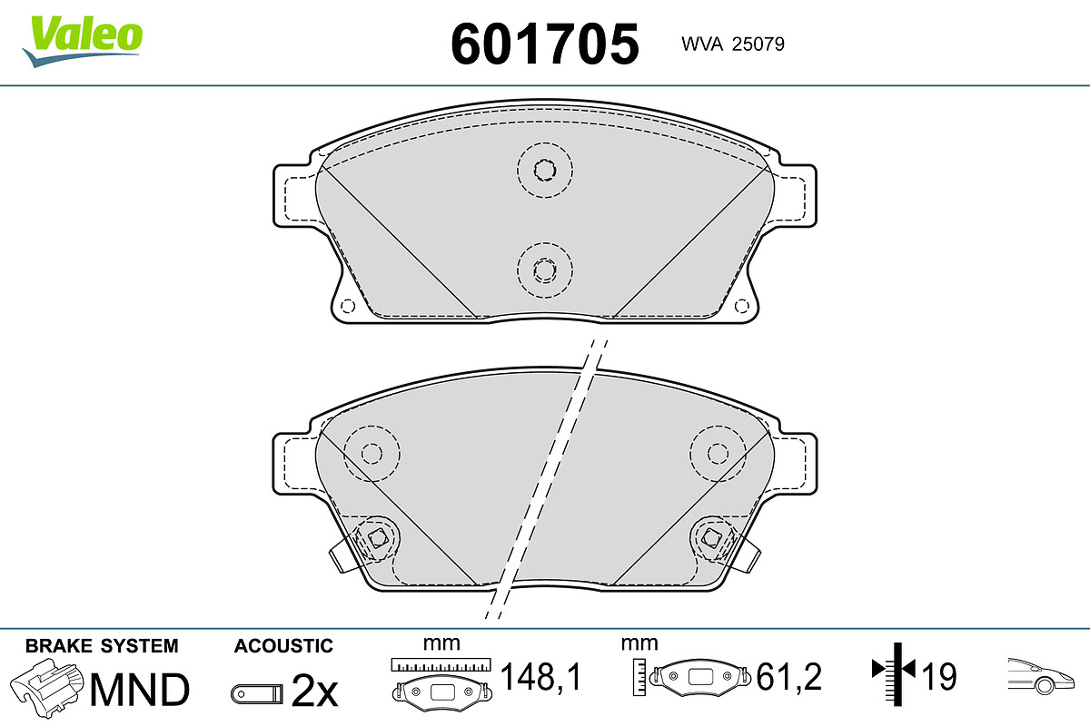 BRAKES PADS OPEL ASTRA J MOKKA FR